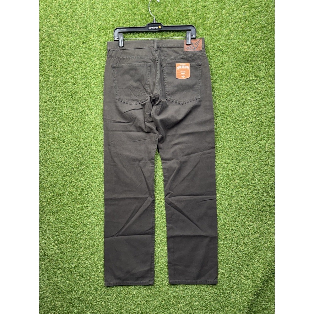 Dockers Pacific Collection Pants Mens 30x32 Brown 5 Pocket Straight Fit NWT